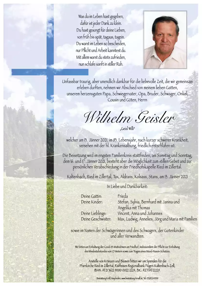 Parte von Wilhelm Geisler